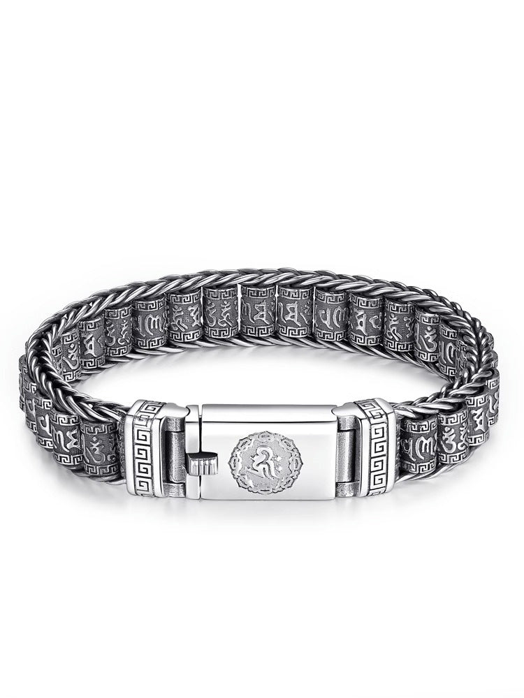📿 60% RABATT! ✨ Tibetisches Gebetsmühlen-Armband aus 925er Sterlingsilber – Symbol für Wohlstand, Tägliche Erinnerung & Perfektes Geschenk 🧘‍♂️