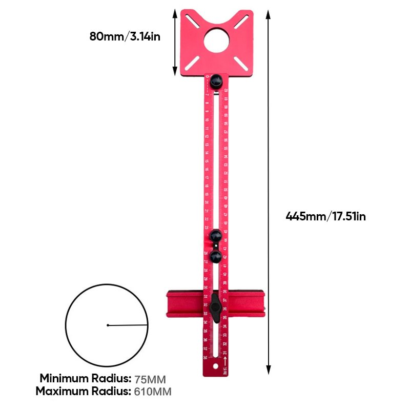 🔧 50% RABATT! 💥 3-in-1 Router-Fräsen-Nut-Halterung – Verstellbar & mit Skalen – Ideal für präzise Fräsarbeiten, Nuten und Falze – robust, stabil & vielseitig – inklusive kostenlosem Versand 📦✨🛠️