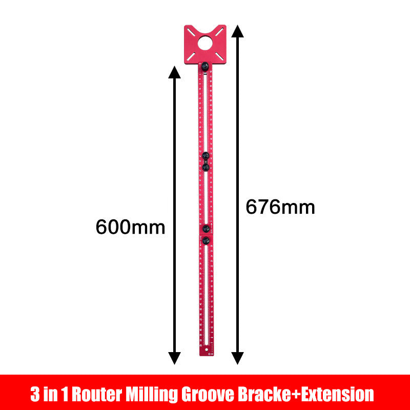 🔧 50% RABATT! 💥 3-in-1 Router-Fräsen-Nut-Halterung – Verstellbar & mit Skalen – Ideal für präzise Fräsarbeiten, Nuten und Falze – robust, stabil & vielseitig – inklusive kostenlosem Versand 📦✨🛠️