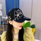 🧢 LIMITIERTES ANGEBOT: 50% RABATT! ✨ Mesh-Diamant-Schmetterling-Baseballkappe – Atmungsaktiv, Verstellbar & Trendig 🦋
