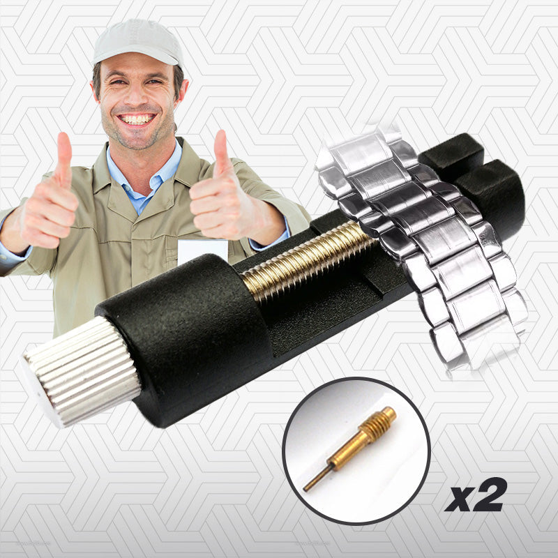 Uhrenband Werkzeugset - Edelstahl Schraubendreher zum Verstellen & Wechseln von Metall Armband
