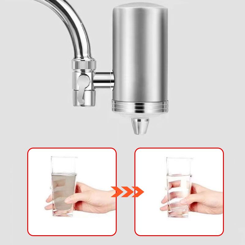 🔥Installationsfreier Edelstahl-Wasserhahnfilter für den Haushalt