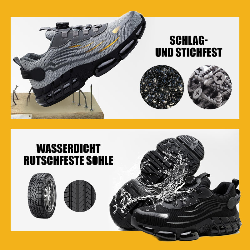 👟🔥 SOLANGE VORRAT REICHT – 50% RABATT + KOSTENLOSER VERSAND! Unisex stylische rutschfeste Sicherheitsschuhe mit Anti-Schock-Noppe 🎉