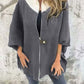 🍁Frühherbst-Specials 62 % RABATT 💕Lässige Jacke mit Stehkragen und halbem Reißverschluss für Damen