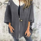 🍁Frühherbst-Specials 62 % RABATT 💕Lässige Jacke mit Stehkragen und halbem Reißverschluss für Damen