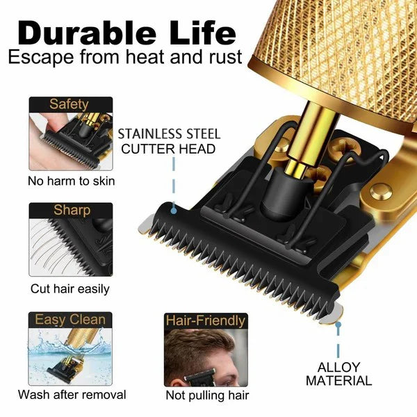 💇‍♂️✨ 50% RABATT! Kabelloser, lückenloser Haarschneider – Präzise Schnitte, selbst für Übergänge & Konturen 🪒