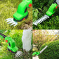 Kabellose Handgrasschere und Strauchschere 2 in 1