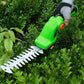 Kabellose Handgrasschere und Strauchschere 2 in 1