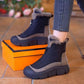 Wasserdichte, warme Schneestiefel mit Reißverschluss für Damen