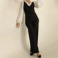 🌸Herbstschlussverkauf🌸Zeitlich begrenzt  44% Rabatt+kostenloser Versand✈️💕Je mehr Sie kaufen, desto höher ist der Rabatt💕Langärmliger Jumpsuit mit gestreiftem Revers für Damen