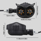 50%OFF🦉Fresh Gadgets💥 Eulenform 💥COOL Motorrad Led Blinker Licht
