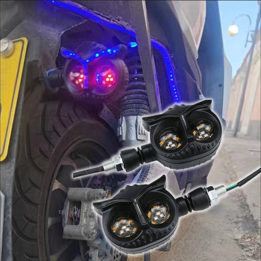 50%OFF🦉Fresh Gadgets💥 Eulenform 💥COOL Motorrad Led Blinker Licht