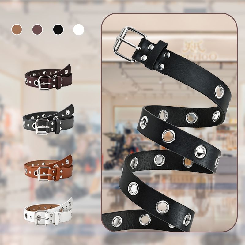 Damen-Gürtel im Punk-Stil mit Schnalle