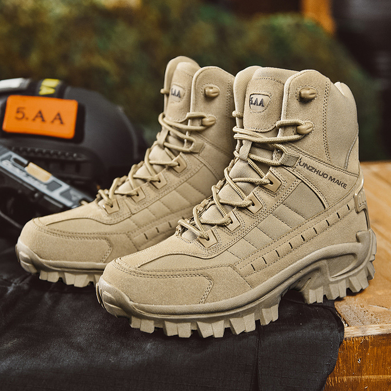 🔥High-Top-Outdoor-Wander- und Bergschuhe in großen Größen, Sport-Laufschuhe - wasserdicht und durchstichfest, langlebig