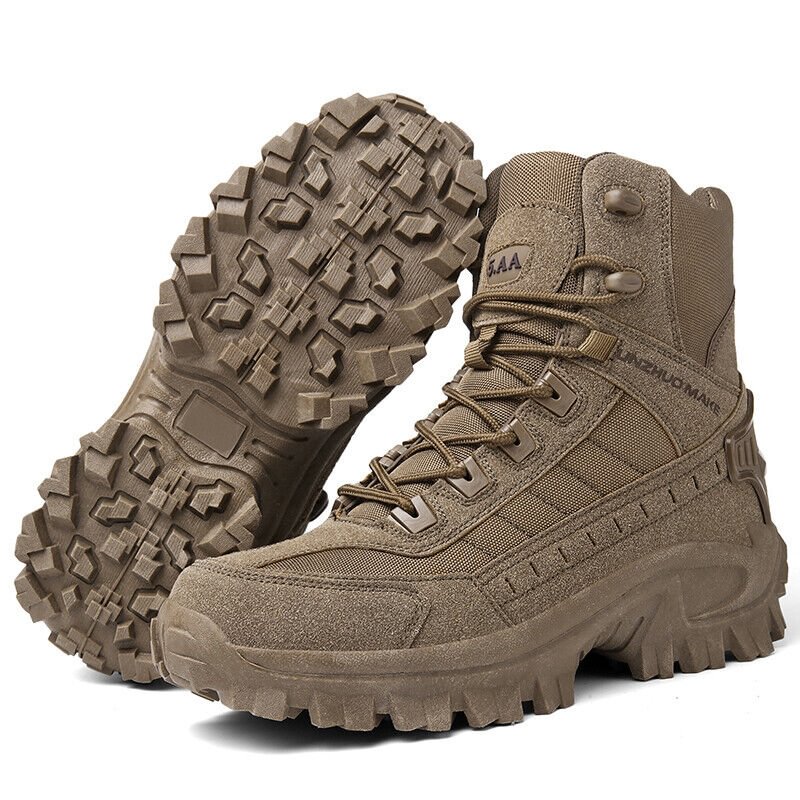 🔥High-Top-Outdoor-Wander- und Bergschuhe in großen Größen, Sport-Laufschuhe - wasserdicht und durchstichfest, langlebig