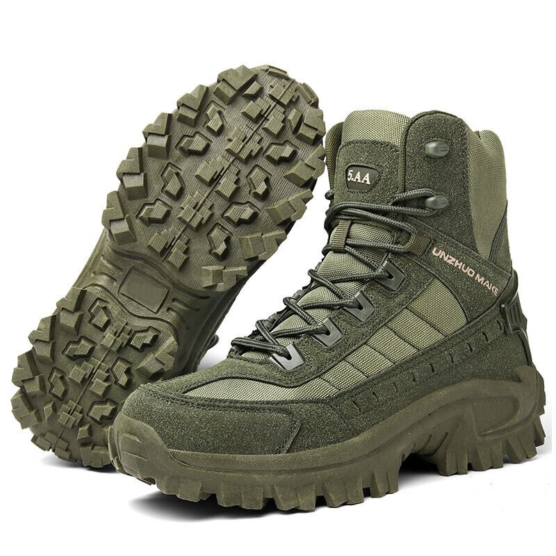 🔥High-Top-Outdoor-Wander- und Bergschuhe in großen Größen, Sport-Laufschuhe - wasserdicht und durchstichfest, langlebig