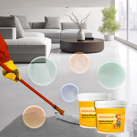 Zeitlich begrenztes Angebot🎁Wasserfeste Epoxid-Bodenfarbe auf Wasserbasi