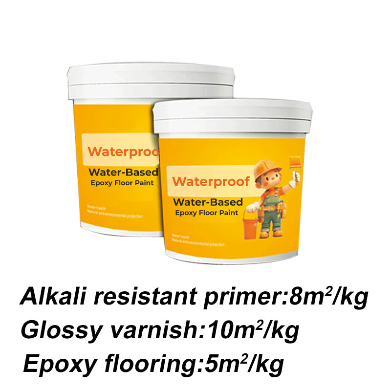 Zeitlich begrenztes Angebot🎁Wasserfeste Epoxid-Bodenfarbe auf Wasserbasi