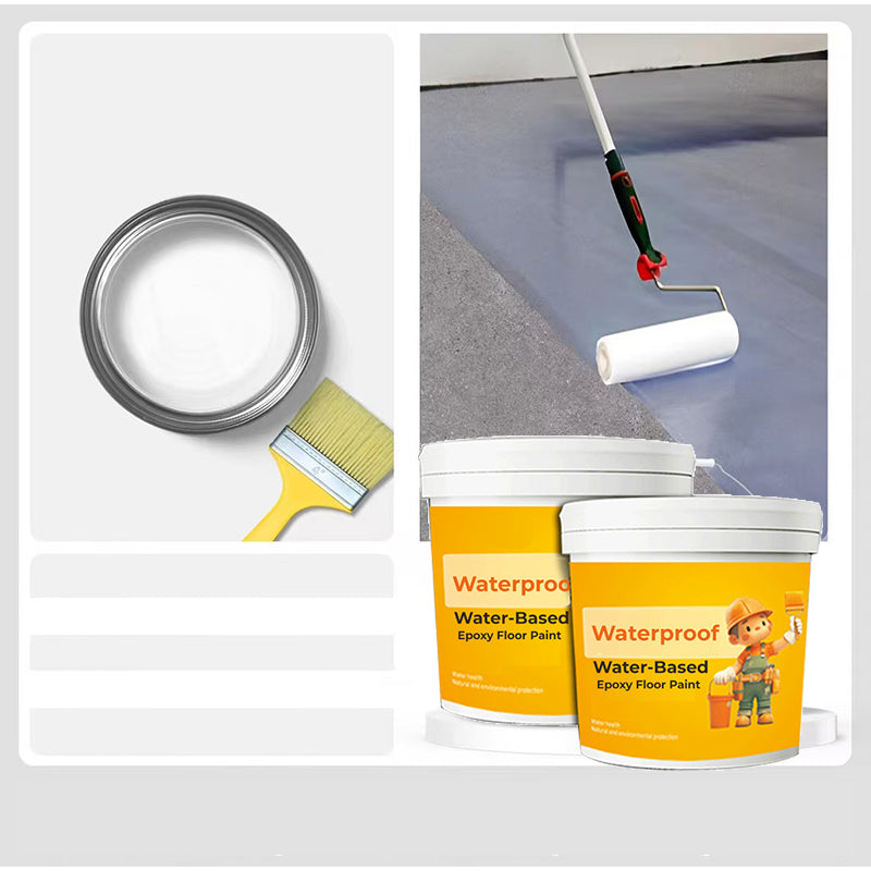 Zeitlich begrenztes Angebot🎁Wasserfeste Epoxid-Bodenfarbe auf Wasserbasi