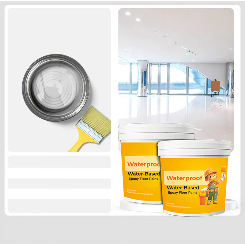 Zeitlich begrenztes Angebot🎁Wasserfeste Epoxid-Bodenfarbe auf Wasserbasi