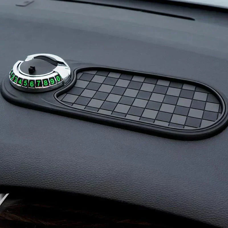 🚗📱 Vielseitiger Auto-Handyhalter mit Anti-Rutsch-Matte – Sichere Navigation & optimale Griffigkeit für jede Fahrt! 🔥✨