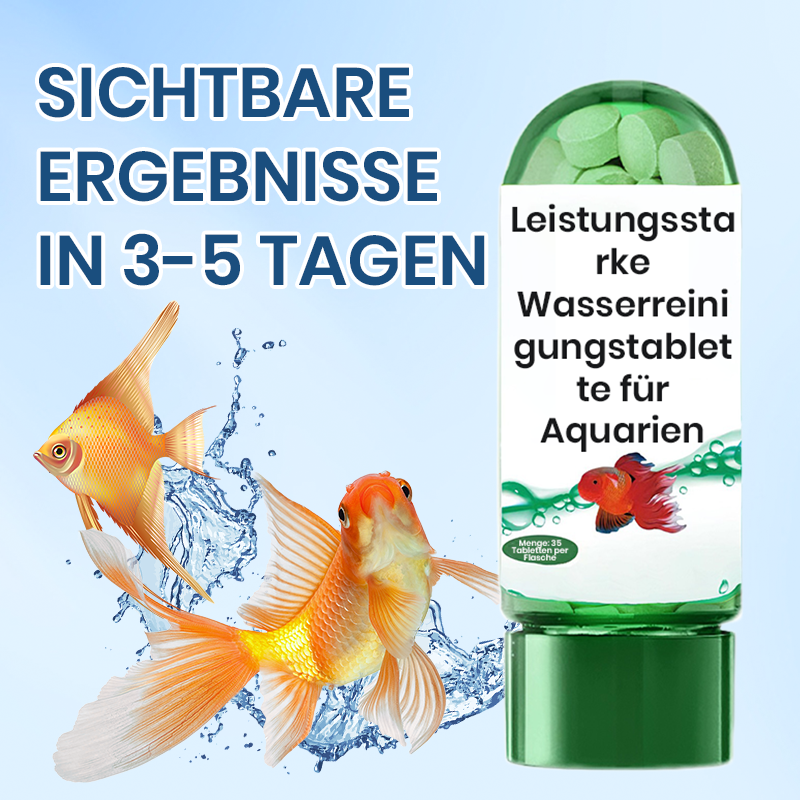 🌿Polymer-Wasserklärer Tabs – Zur Reduzierung von Trübungen & Verbesserung der Wasserqualität 💧🐟