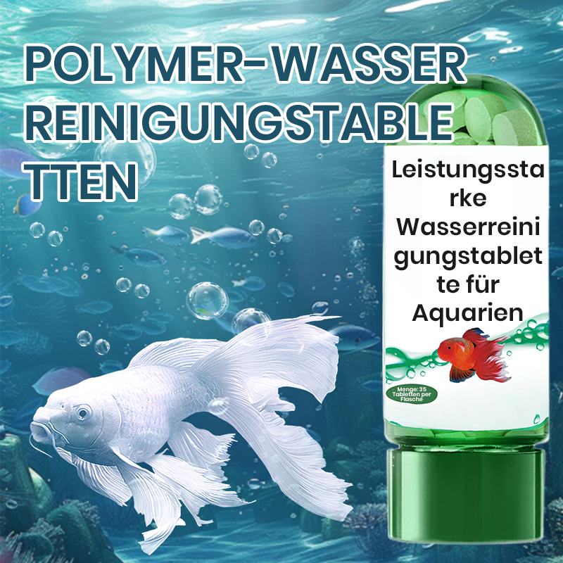 🌿Polymer-Wasserklärer Tabs – Zur Reduzierung von Trübungen & Verbesserung der Wasserqualität 💧🐟