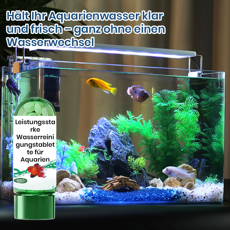 🌿Polymer-Wasserklärer Tabs – Zur Reduzierung von Trübungen & Verbesserung der Wasserqualität 💧🐟