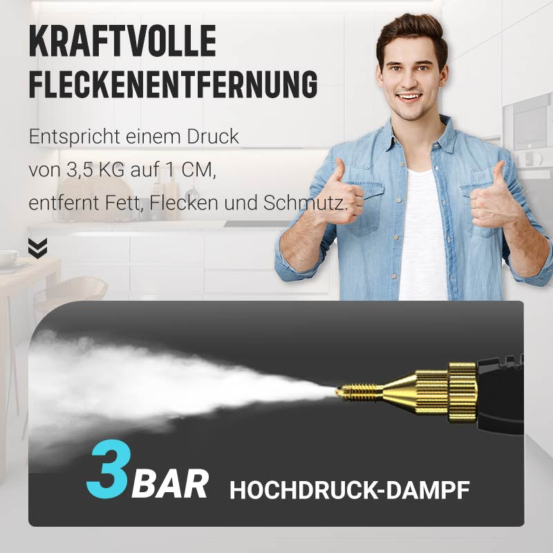 🔥🔥HEIßER SALE 50% RABATT🔥🔥2500W Tragbarer Hochtemperatur-Dampfreiniger mit Druckbeaufschlagung