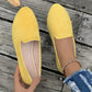 📢📢50 % Rabatt!! ⏰ Damen Flachschuhe aus Wildleder – runde Form, flacher Absatz, einfarbig