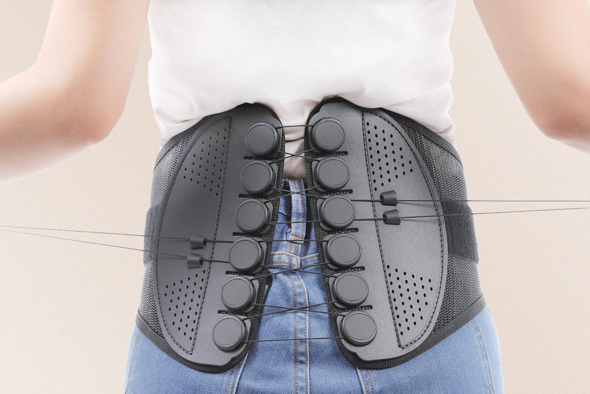 💖Verstellbarer Lendenwirbelstützgürtel Lower Back Brace
