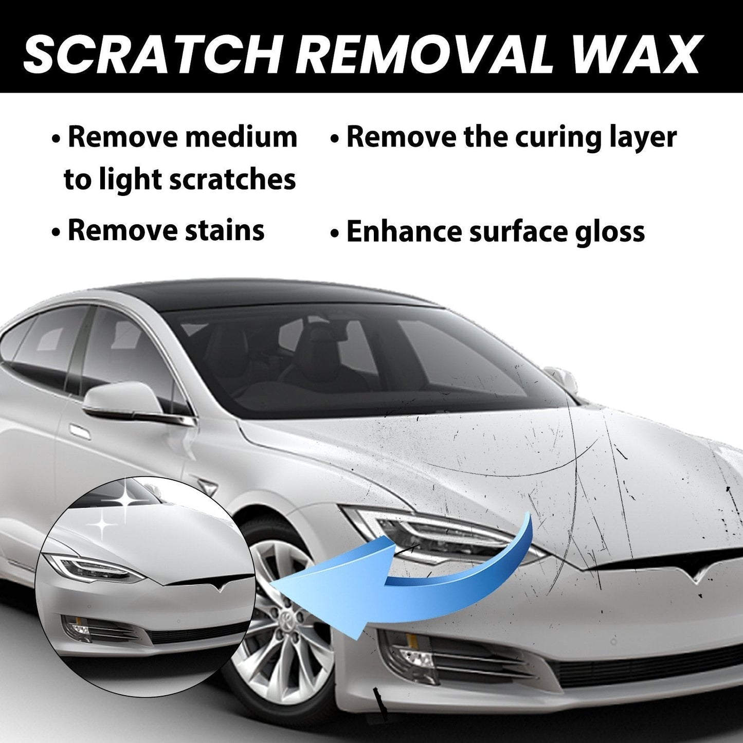 🔥Letzter Tag 50% Rabatt🔥Autokratzer-Reparaturwachs🧨Ein Muss für Neuwagen
