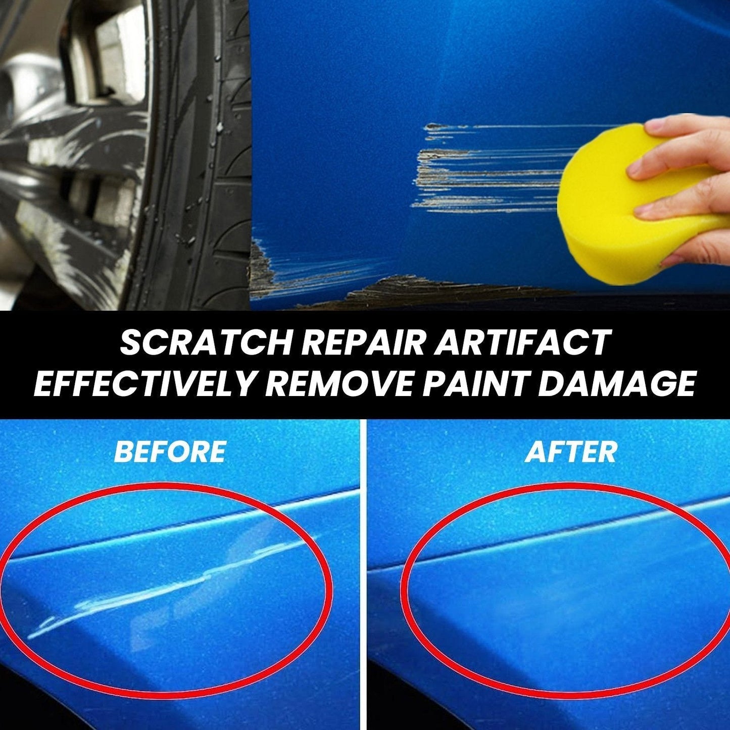 🔥Letzter Tag 50% Rabatt🔥Autokratzer-Reparaturwachs🧨Ein Muss für Neuwagen