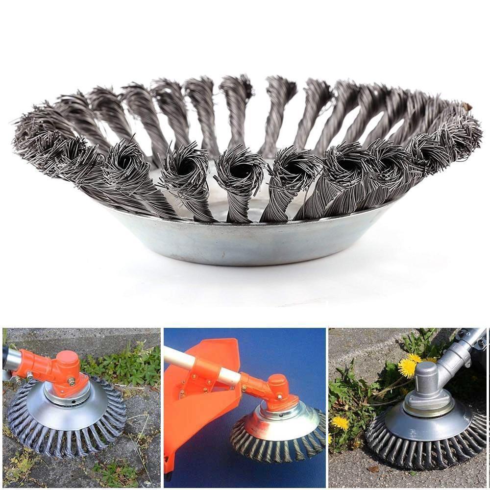 🌿🏆 50% RABATT! Garten-Unkrautbürsten-Rasenmäher – Entfernt Unkraut mühelos, auch zwischen Steinen & Fugen ✨