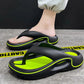 Bequeme Sommer-Flip-Flops mit dicken Sohlen