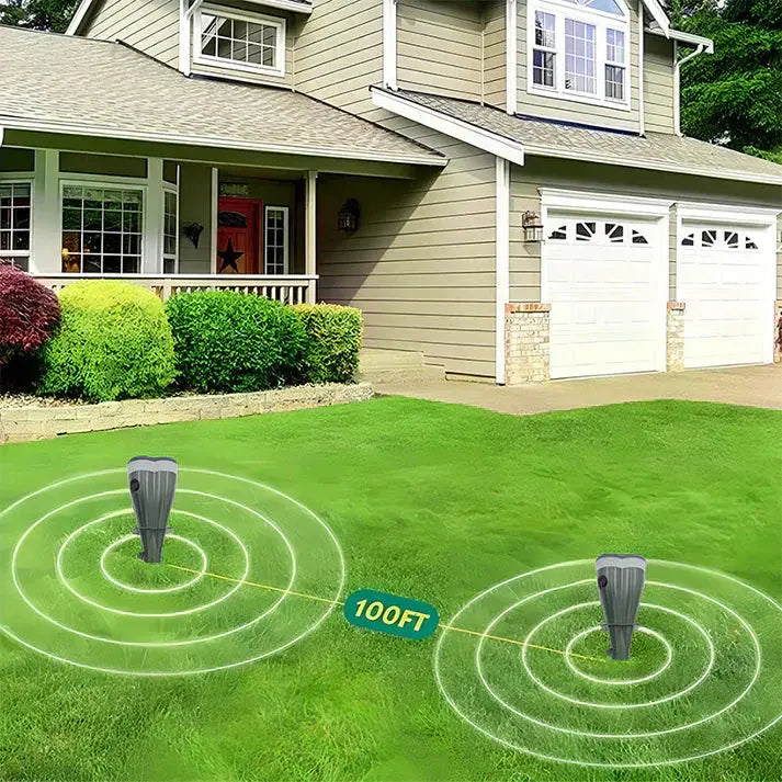 ⏰ KAUFE 3, ERHALTE 1 GRATIS! 🐭 Wasserdichter Maulwurfsabwehr – solarbetrieben – 360° Ultraschall + Vibration, wasserdicht & wiederaufladbar – hält Maulwürfe, Wühlmäuse & Schädlinge zuverlässig fern 🌿