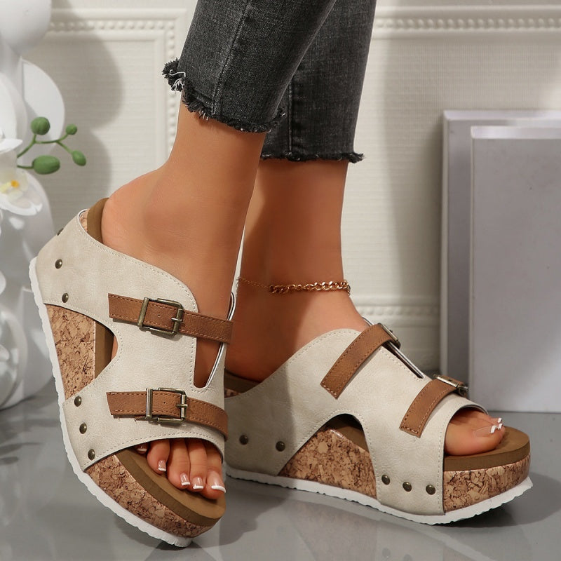 👡 50% RABATT! ✨ Modische Plateau-Sandalen mit Keilabsatz für Damen – Bequem, Stilvoll & Perfekt Für Den Sommer ☀️