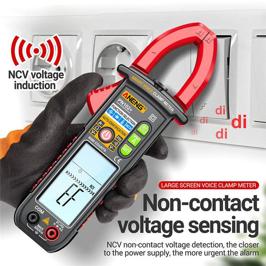 Intelligentes sprachgesteuertes Klemm-Multimeter-Testgerät ✈️ Kostenloser Versand