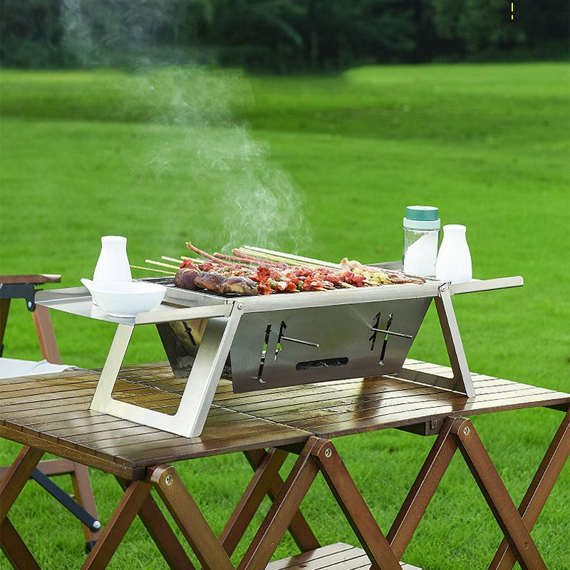 🔥🔥🔥Klappbarer Edelstahl-Grill für draußen