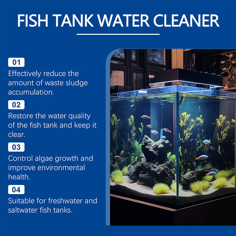 🔥2 KAUFEN, 1 GRATIS🐟Fischbecken Wasser Leistungsstarke Reinigung🪸