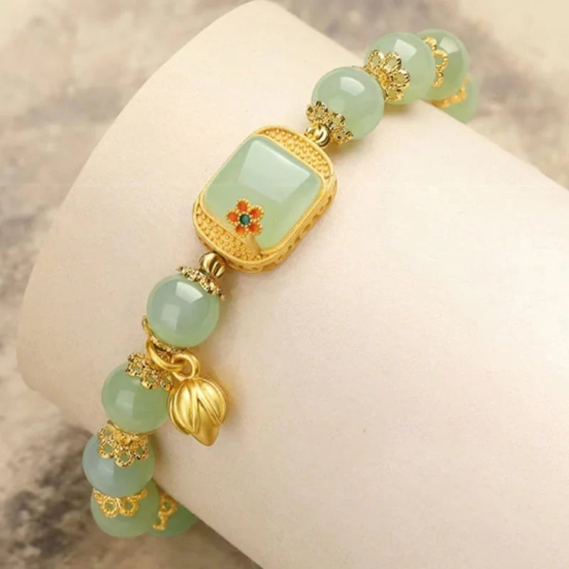 🔥 HOT SALE 🔥Hotan Jade Perlenarmband