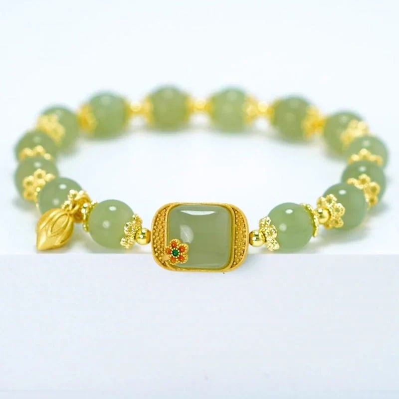 🔥 HOT SALE 🔥Hotan Jade Perlenarmband