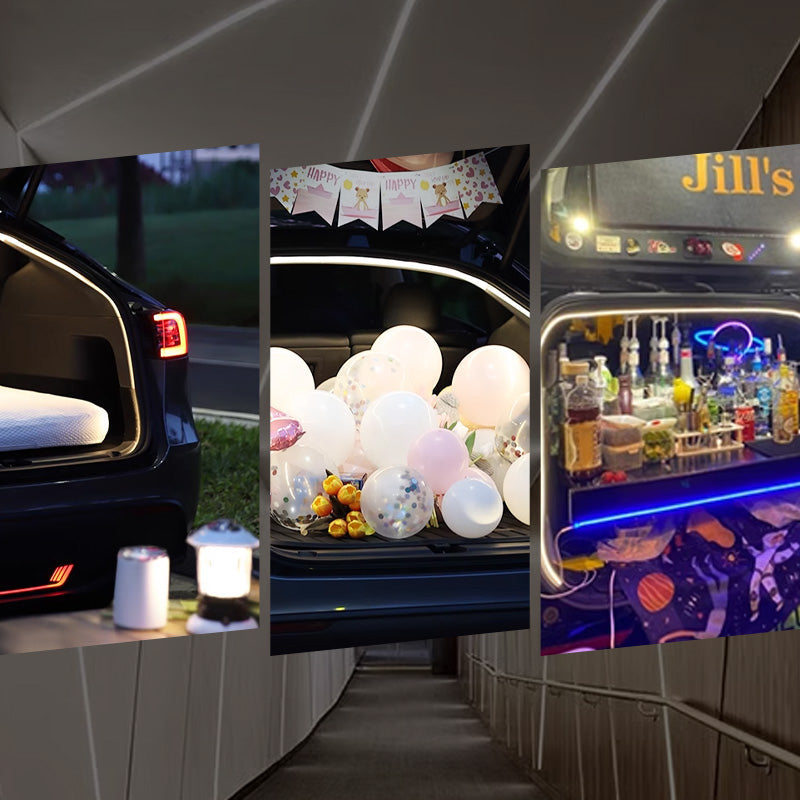 🔥Letzter Tag des Ausverkaufs 50 % Rabatt💡🚗Schönes Geschenk * Leuchtstreifen für dekorative Kofferraumleuchte
