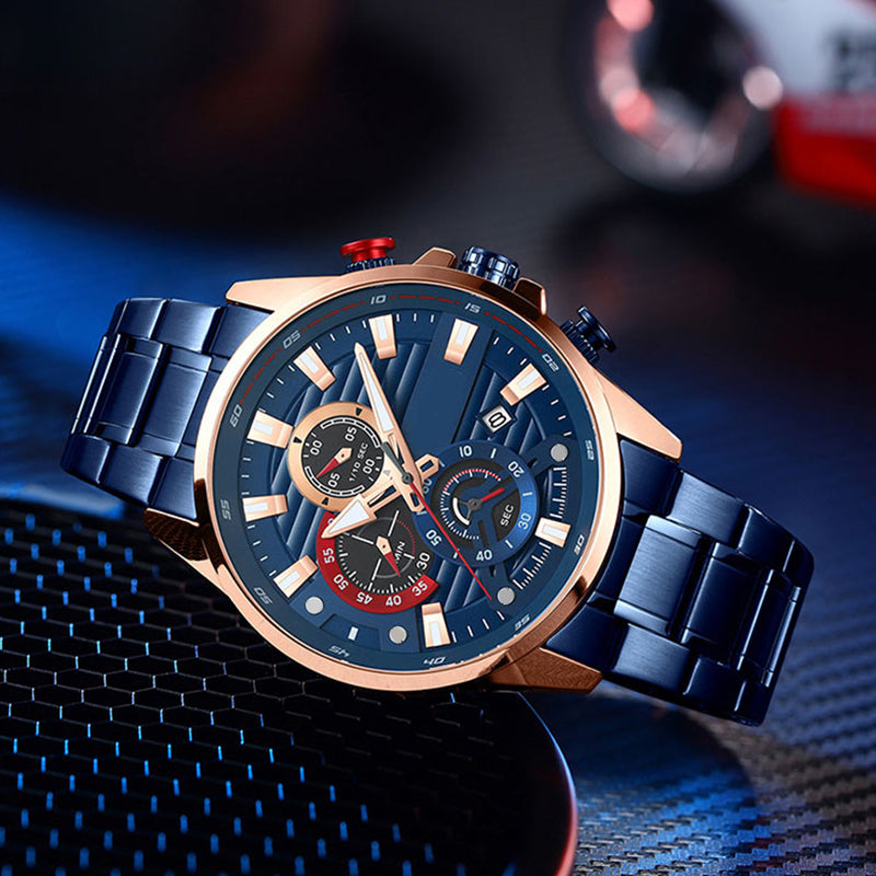 ⌚Men's Quartz Steel Band Watch