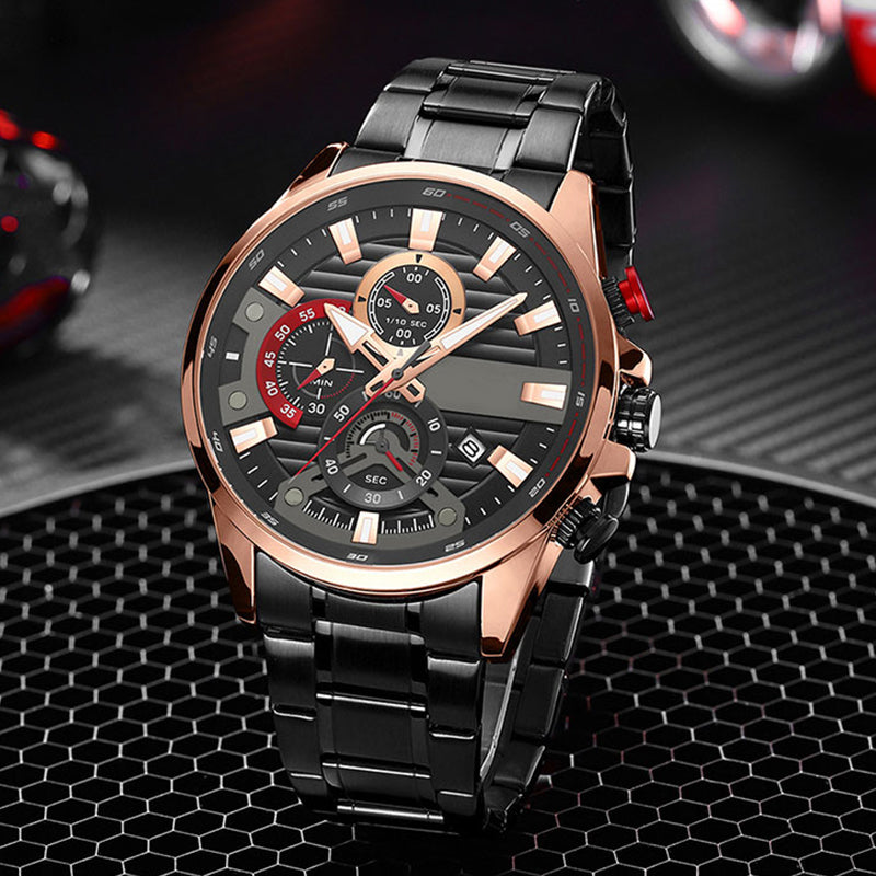 ⌚Men's Quartz Steel Band Watch