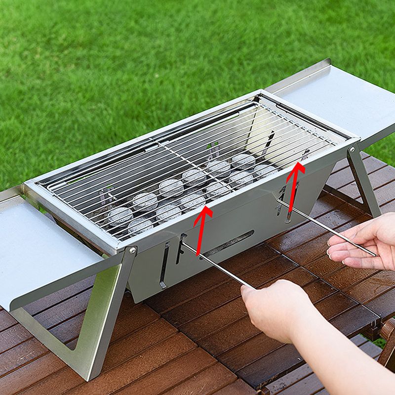 🔥🔥🔥Klappbarer Edelstahl-Grill für draußen