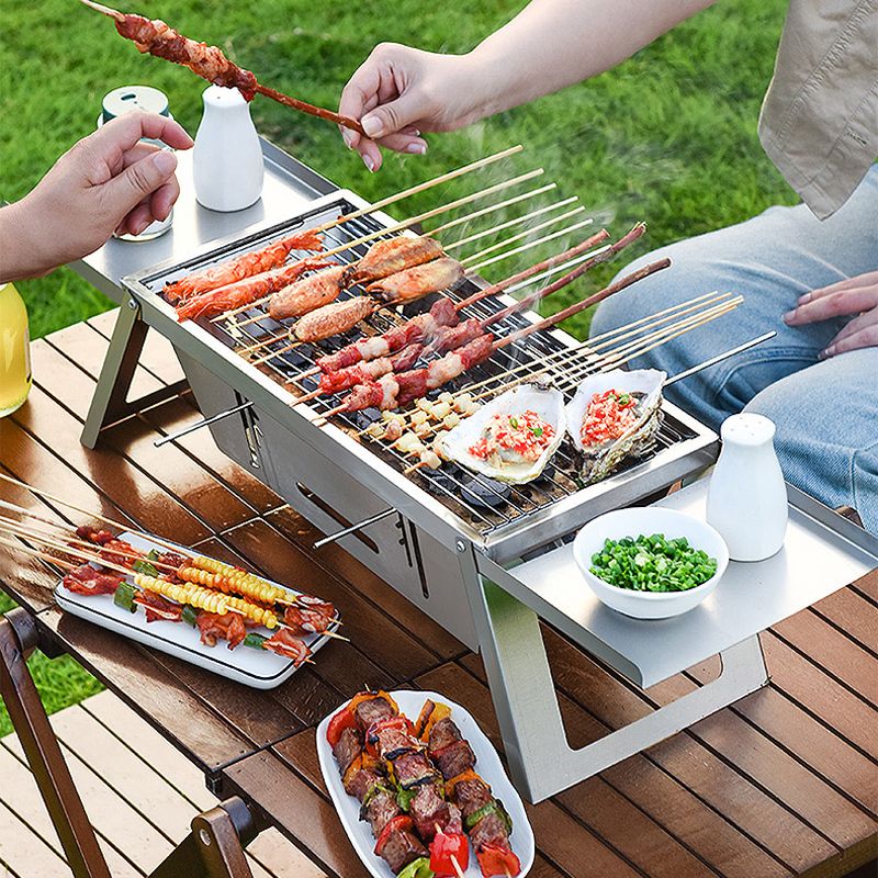 🔥🔥🔥Klappbarer Edelstahl-Grill für draußen
