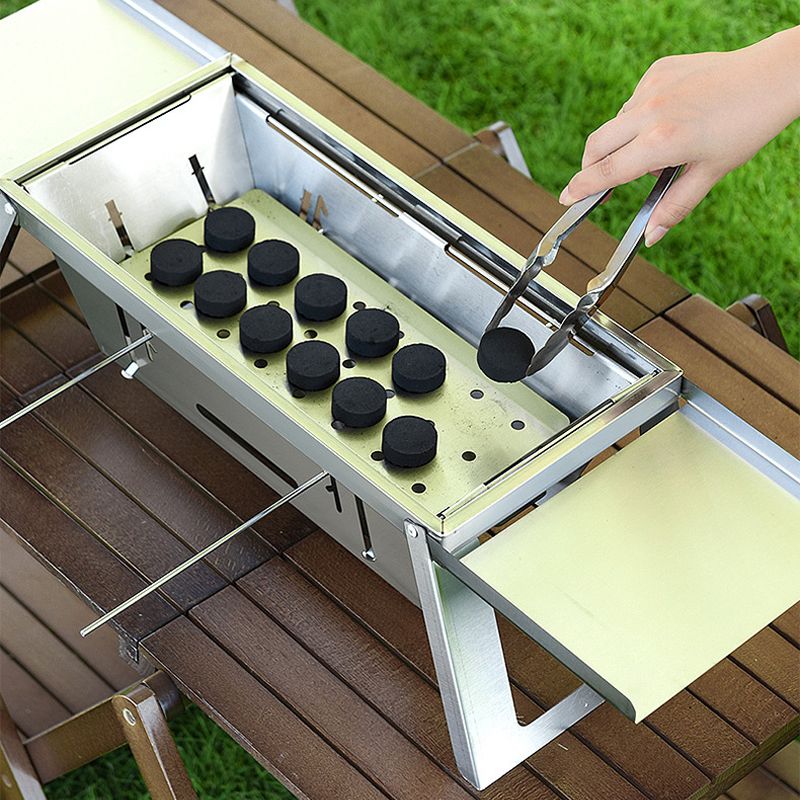 🔥🔥🔥Klappbarer Edelstahl-Grill für draußen