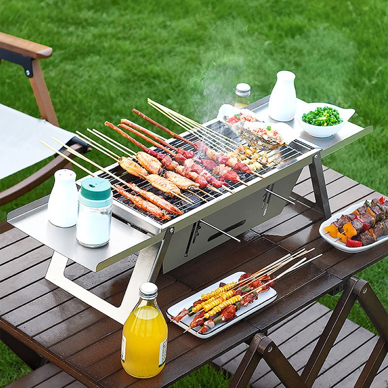 🔥🔥🔥Klappbarer Edelstahl-Grill für draußen