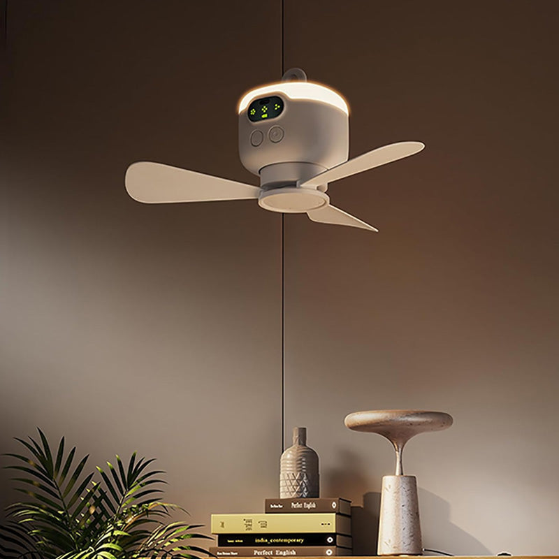 🌀 50% RABATT! ⏰ Wiederaufladbarer Deckenventilator mit LED – Akkubetrieben & kabellos – 3 Geschwindigkeiten, leiser Motor & perfekt für Camping, Pavillon oder Räume ohne Deckenanschluss 🔋